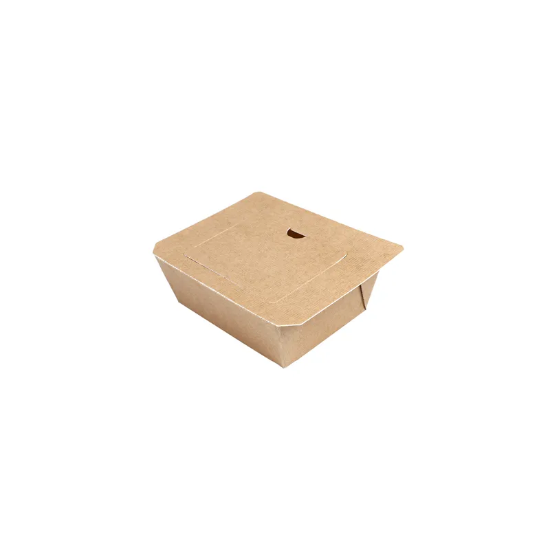 BARQUETTES À COUVERCLES THERMO-SCELLÉS THEPACK 505 ML 16,1x12,9x4,3 CM NATUREL CARTON NANO-MICRO + PE + OPP (400 UNITÉ)